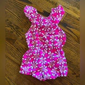 2T Hatley Pink Ruffle Romper